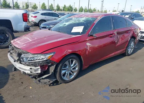 2019 Honda Accord Lx z USA, uszkodzony, nr VIN 1HGCV1F1XKA129740